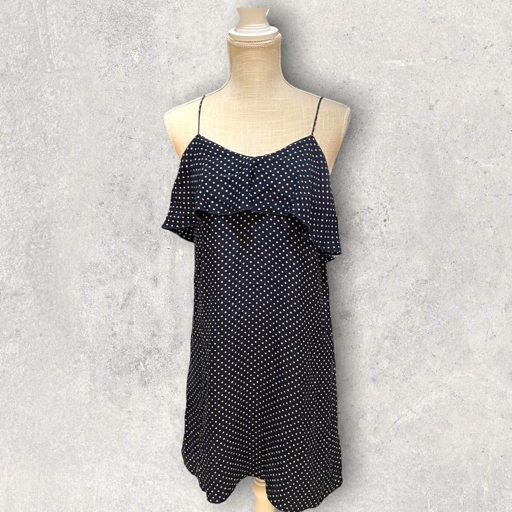 ATM Anthony Thomas Melillo | Women’s 100% Silk Polka-Dot Slip Dress Size XS